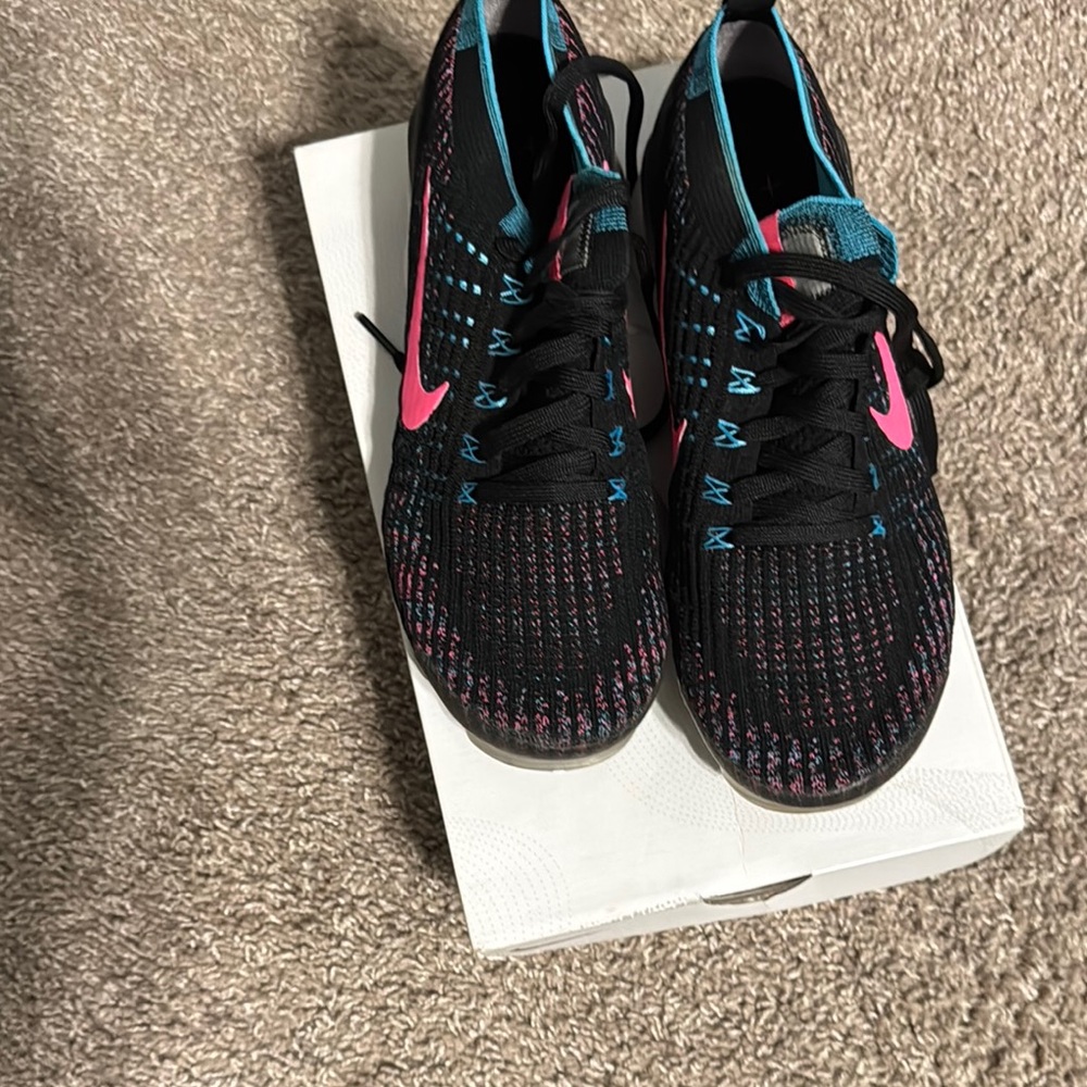 Nike Women's Sneakers - Black, Pink, Blue